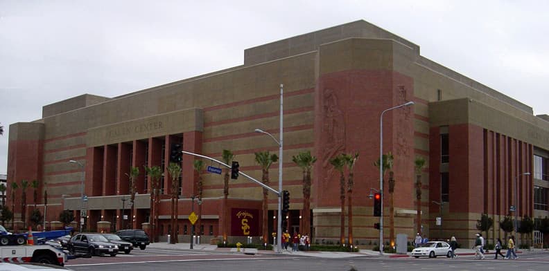 Galen Center aerial view