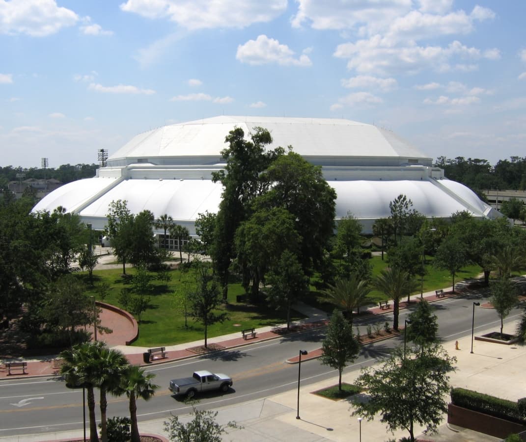 Exactech Arena aerial view