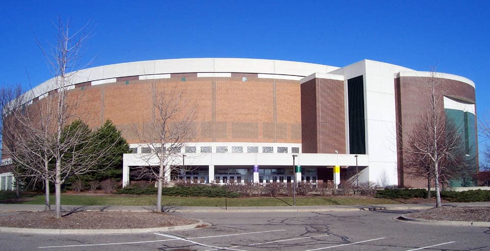 Breslin Center aerial view