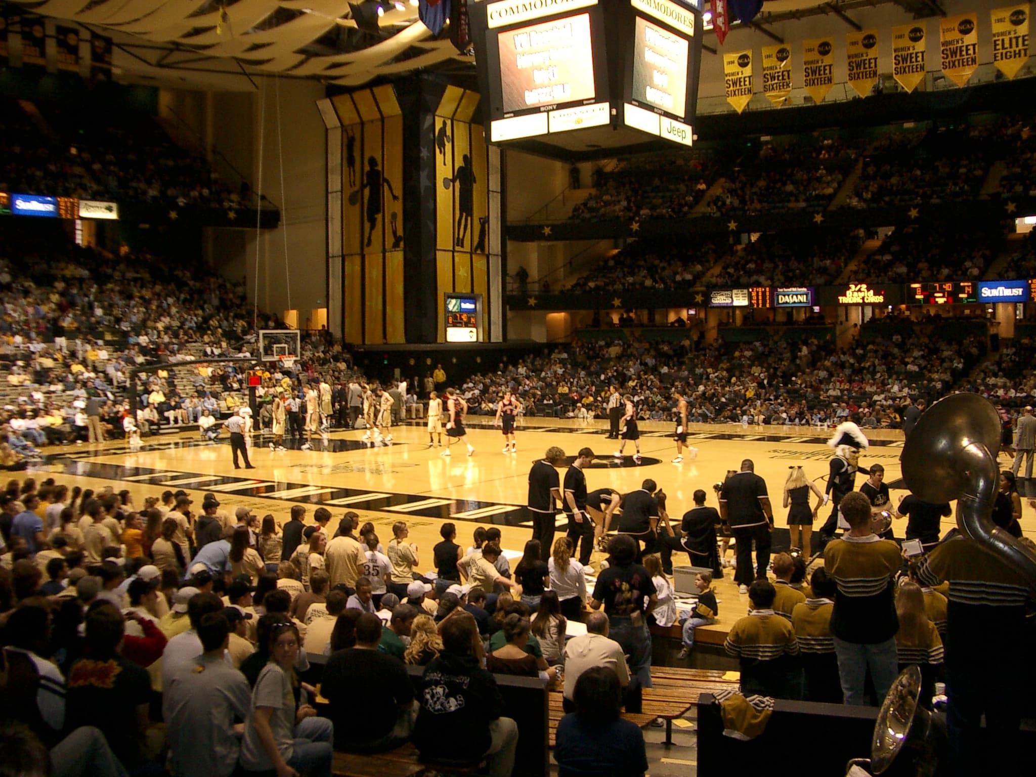 Memorial Gymnasium aerial view