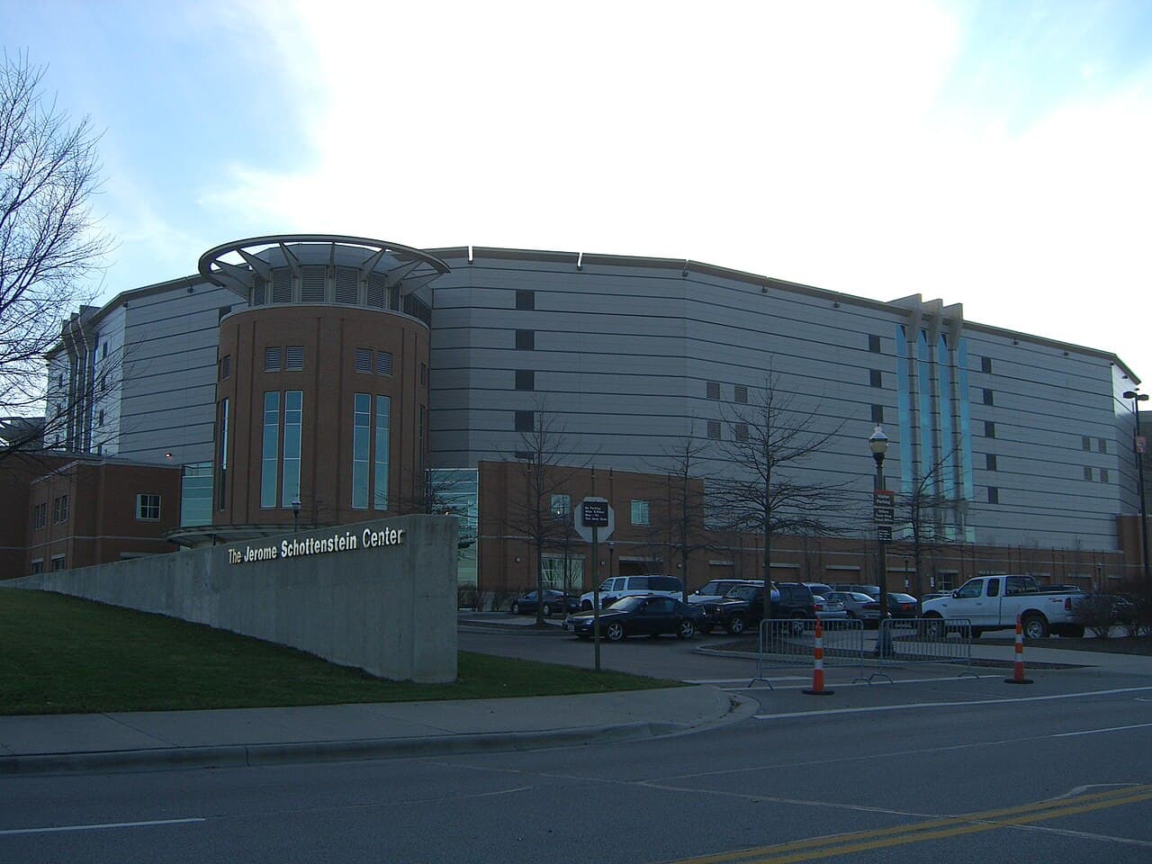 Value City Arena aerial view