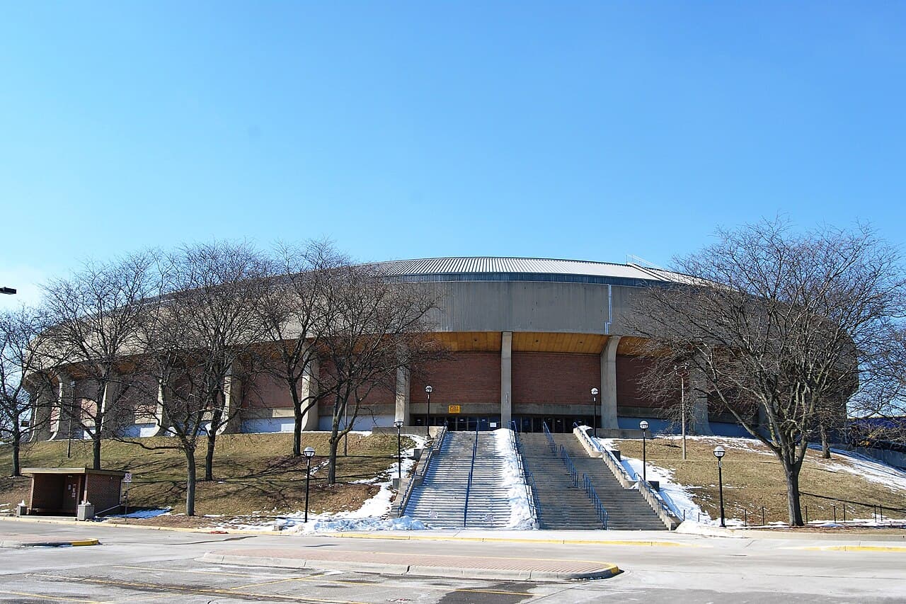 Crisler Center aerial view