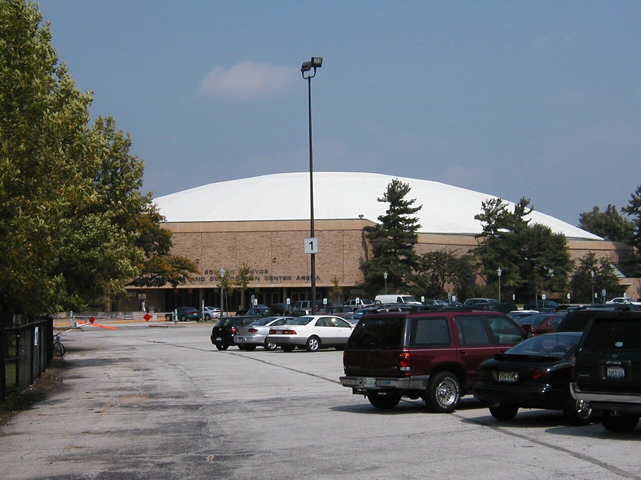 Purcell Pavilion aerial view
